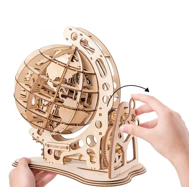 Hot Sale 3D Wooden Mechanical Ball Puzzle – Educational DIY Construction Toy