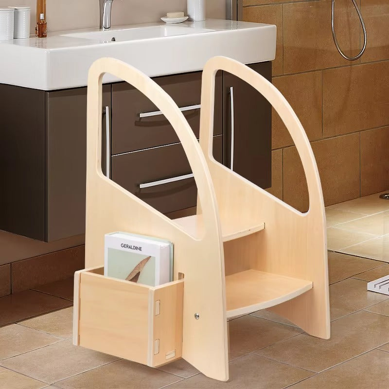Novelties Wooden Learning Tower – Storage & Climbing Step Stool, Educational Helper Toy for 2-4 Year Olds